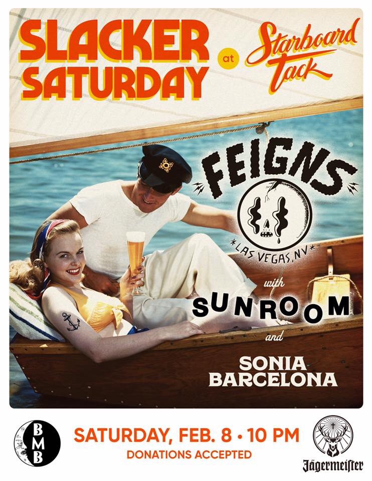 sunroomintl's tweet photo. 1 w e e k a w a y 
s u n g a n g
see y’all there 
@feignsband @artofsonia 
#packthetack #slackersaturday #freemusic #smokedayeveryweed https://t.co/hkj6sZqi4y