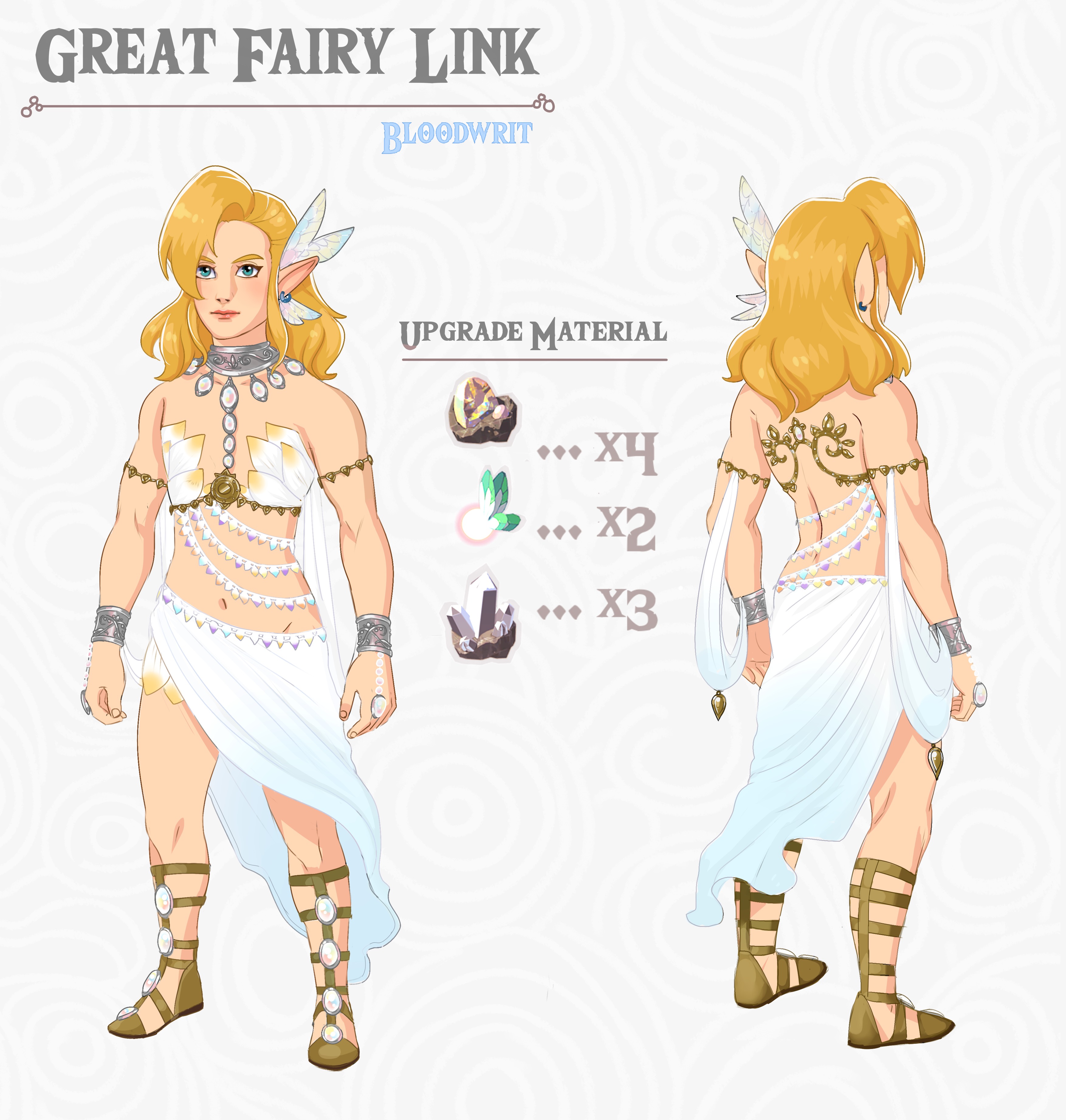 Vic he/him 🏳️‍⚧️🏳️‍🌈 on X: "It's finally done! I worked.. so hard on  this 8') I hope you all like my Great Fairy Link costume &amp; Weapons! It  doesn't have great armor