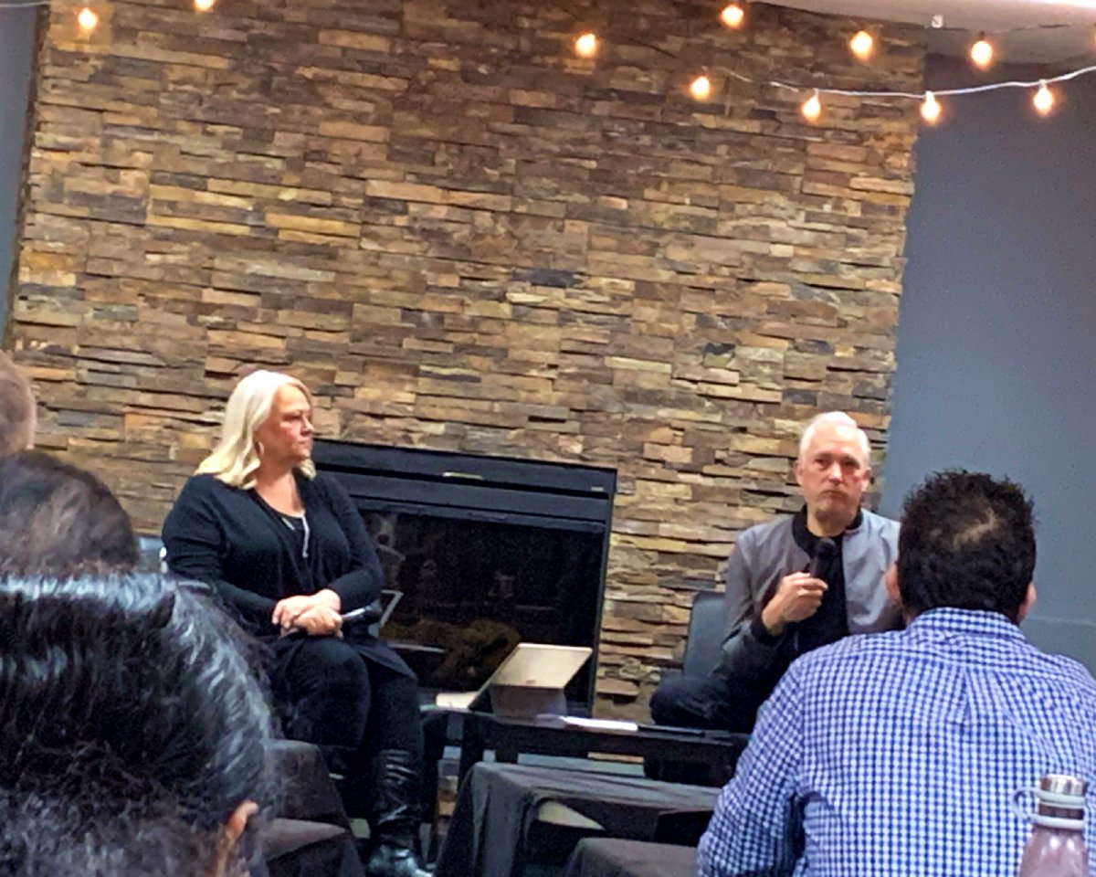 revmacd's tweet photo. TOGETHER | “Our goal is not to think alike, it’s to think together!” -Helen Burns. Special thanks to our friends Pastors John & Helen Burns for investing into men, women, & married couples today, as well as Team Calvary for serving so well. #WeAreCalvary #TogetherFamilyWeekend https://t.co/zos9LyWNyb