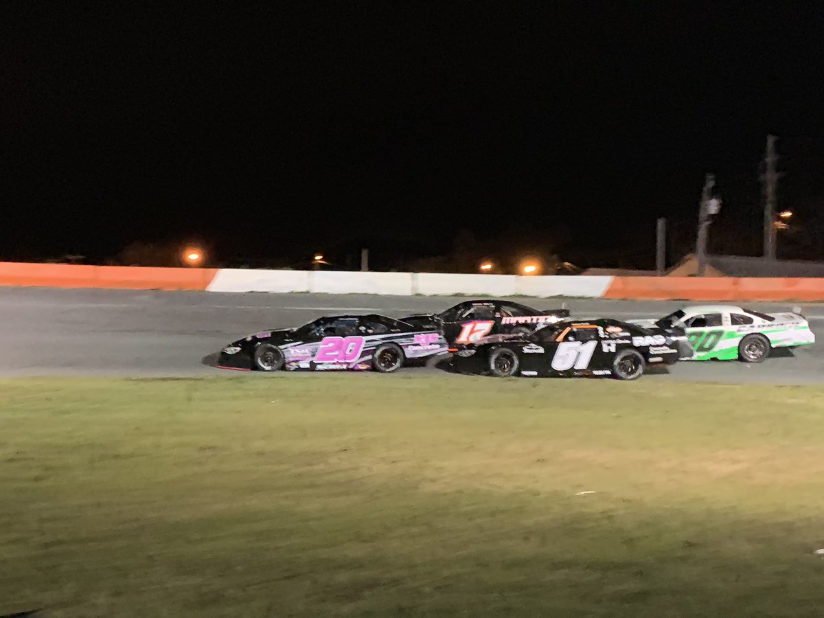 RacingAmerica's tweet photo. #CitrusSLM: @AnthonySergi20 takes the lead back from @Nick_Neri_17 on lap 22 of 75 laps @CitrusSpeedway.
📺: https://t.co/uap6XGE7IB https://t.co/sX3FbAMb6L