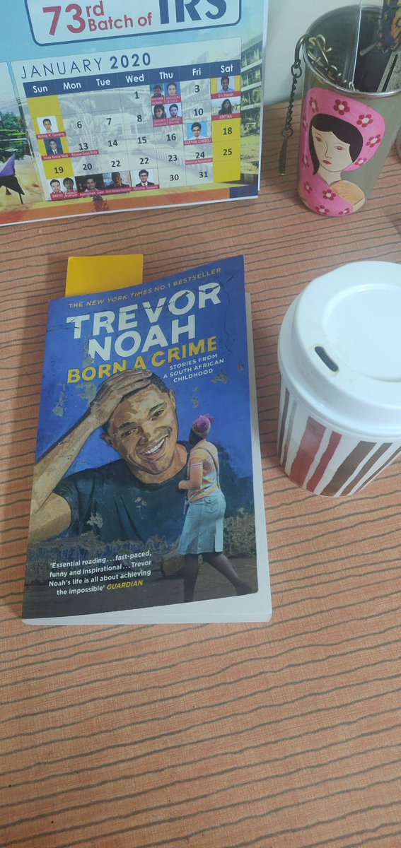 #19  @Trevornoah adds the male gaze to my newly acquired African lens. Born a Crime's triumph is how it manages to be an easy read, despite describing the tragedies of apartheid & failings of a state. At its heart it is a mother-son tale of two incredibly inspirational people.