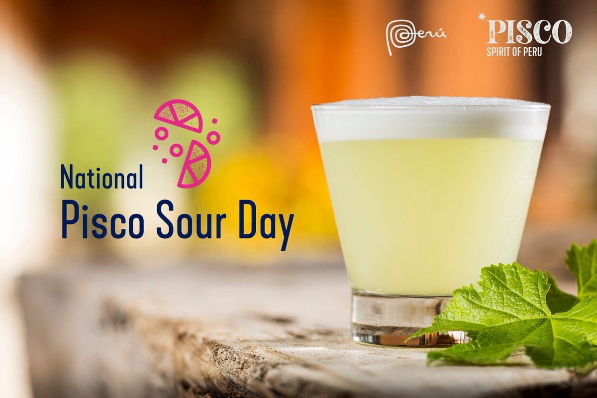 Happy National #PiscoSour Day!
Let’s toast to #Peru’s signature cocktail on this first Saturday of February. Cheers!
#PiscoSpiritOfPeru #PeruTheRichestCountry #VisitPeru