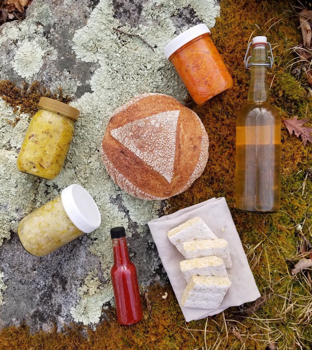 Introducing some very fine ferments to Northern New Jersey next month. #sauerkraut #vinegar #tempeh #sourdough #fermented #hotsauce #csf