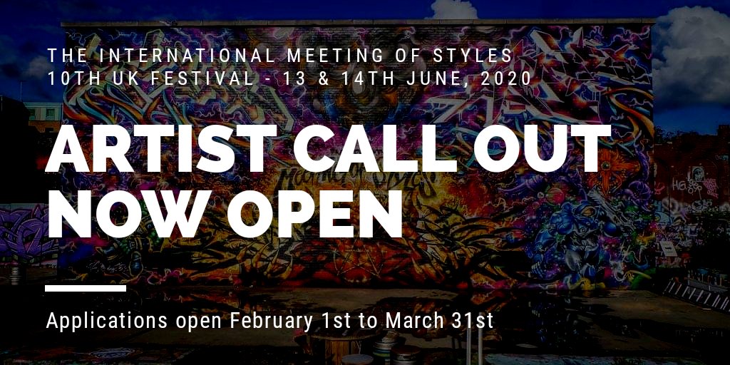 Click here to apply &amp; RT to help spread the word with any awesome mural artists and graffiti writers.
bit.ly/MeetingofStyle…

This year is our 10th UK festival since 2008 - MOS UK 13&amp;14th June
More info TBC.