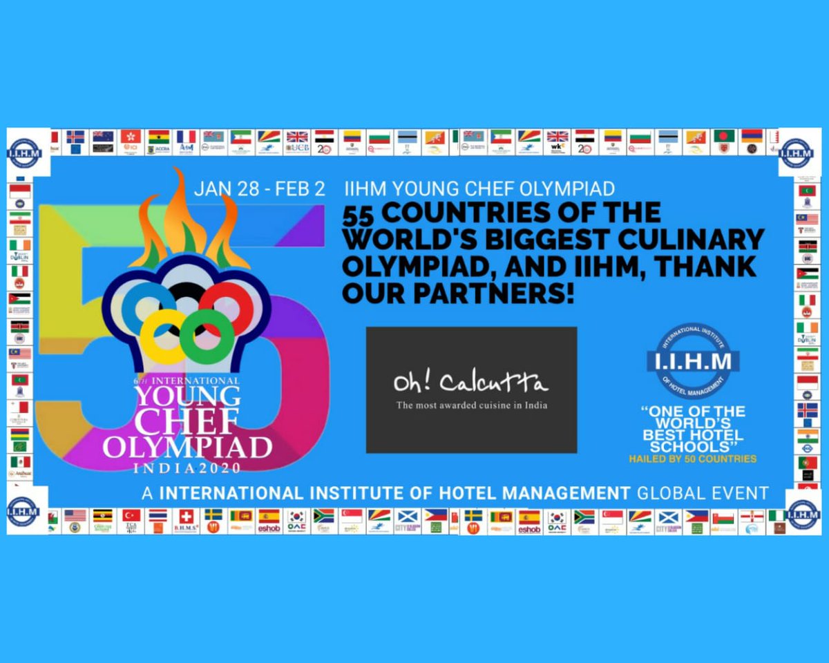 ycolympiad's tweet photo. #YCO2020 would like to extend our gratitude to Oh! Calcutta, our Proud Sponsor, in support of Young Chef Olympiad. 

#sustainability #culinarycompetition https://t.co/M3p6OBvnT0