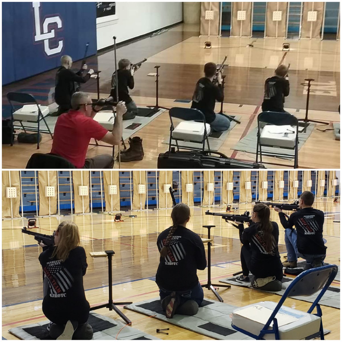 PendletonCHS's tweet photo. Our PCHS NJROTC Rifle Team took aim at hitting a great milestone in their inaugural match at Lewis County on Saturday. This was the first competition off campus for our Cadets since receiving a grant for new air rifles. https://t.co/uUIKuvFlEs