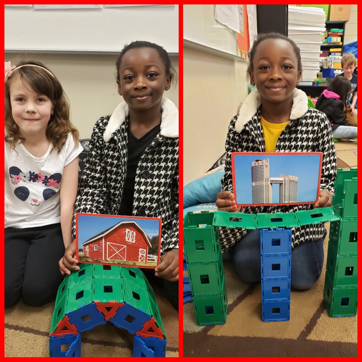 JennSchlueter's tweet photo. The kids love building! They look at the picture and recreate it! These were built on Thursday and Friday! #lockehilllegends https://t.co/oob027HOV2