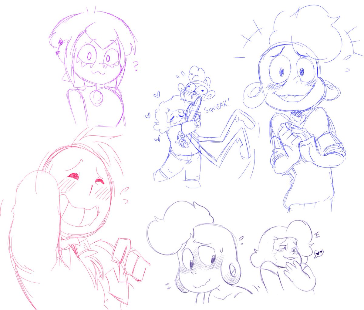 Doodles from Drawpiles with friends! 