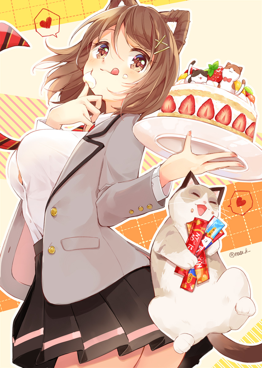 「#画力ビフォーアフター
2012→2019

猫ちゃんを描くのが上手になりました」|葉月ナツ🍋のイラスト