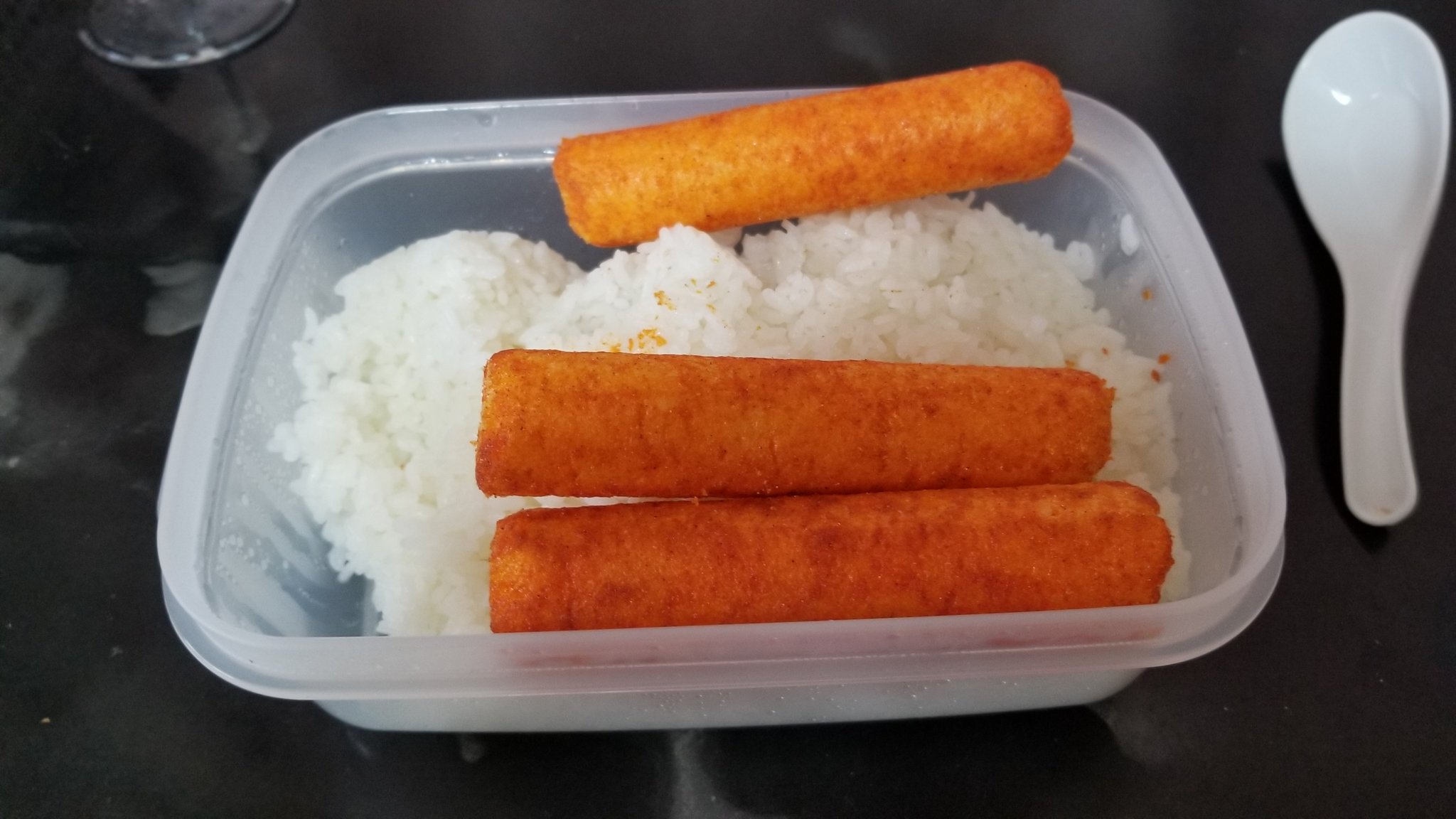 アキラー うまい棒ご飯 明太子味 別々に食べるべし 10点 オリジナルメニュー T Co 104bdtkehb Twitter