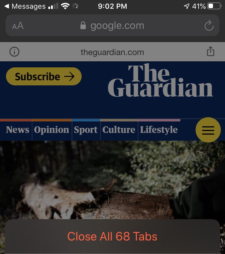 wfryer's tweet image. Time to close all my iPhone tabs... #TabOverload