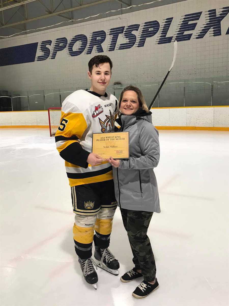Congratulations to defenceman Nolan Wallace on being selected the player of the month for January sponsored by the Kevin Gregory Group at Royal Lepage Martin Liberty Reality. In 11 games Nolan  had 2 goals and 3 assists for 5 points . #rlp4sale, #gregorygroup #communitysponsor