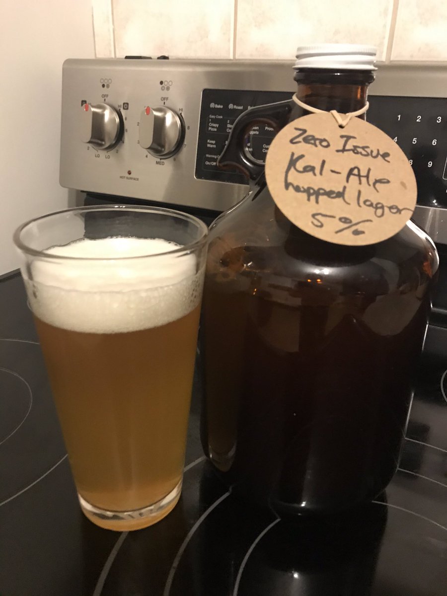 SSchell7's tweet photo. Stopped in at #TheGrowlerGuy &amp; met 1 of my absolute fav brewers @Zeroissuebeer they’re as good in person as they are in the can. #TopNotch Enjoying a one off (it should be a staple) #KalAle. I picked some other beauties as well. Ready for the #BOA. #ThxAng. #ILoveMyWife  #Cheers https://t.co/Aa8VaHV4BT
