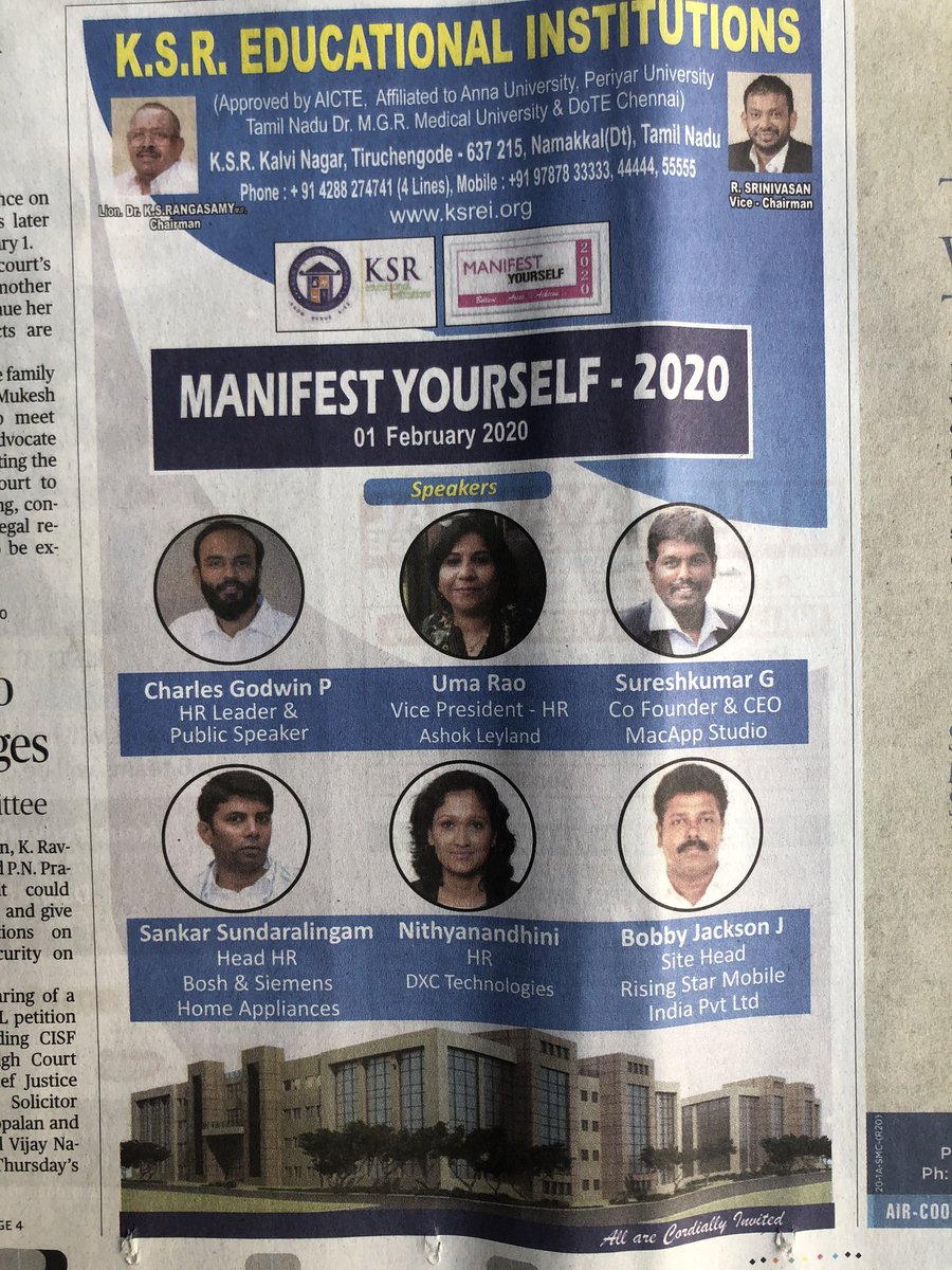 Thanks a bunch <a href="/ksreicolleges/">ksreicolleges</a> 
<a href="/gopsengr/">Dr.R.Gopalakrishnan</a> <a href="/the_hindu/">The Hindu</a> <a href="/TamilTheHindu/">Tamil The Hindu</a> 😍

#HR_Lens
