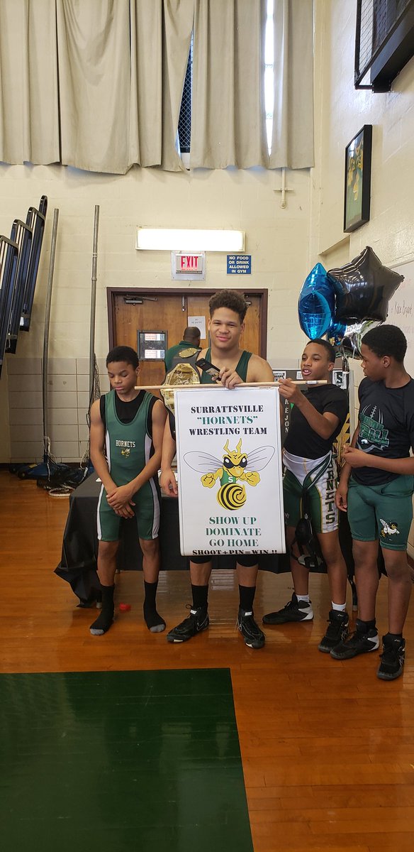 SurrattsvilleW's tweet photo. Today we recognize and honor our senior Kejon Fraley. Thanks to you for being our leader on and off the mat. You have been like an extra Coach for our younger wrestlers in showing them the right way to do things. We are looking forward to great things from him in the future.🤼♂️🤼♀️ https://t.co/6X91ZMg4t5