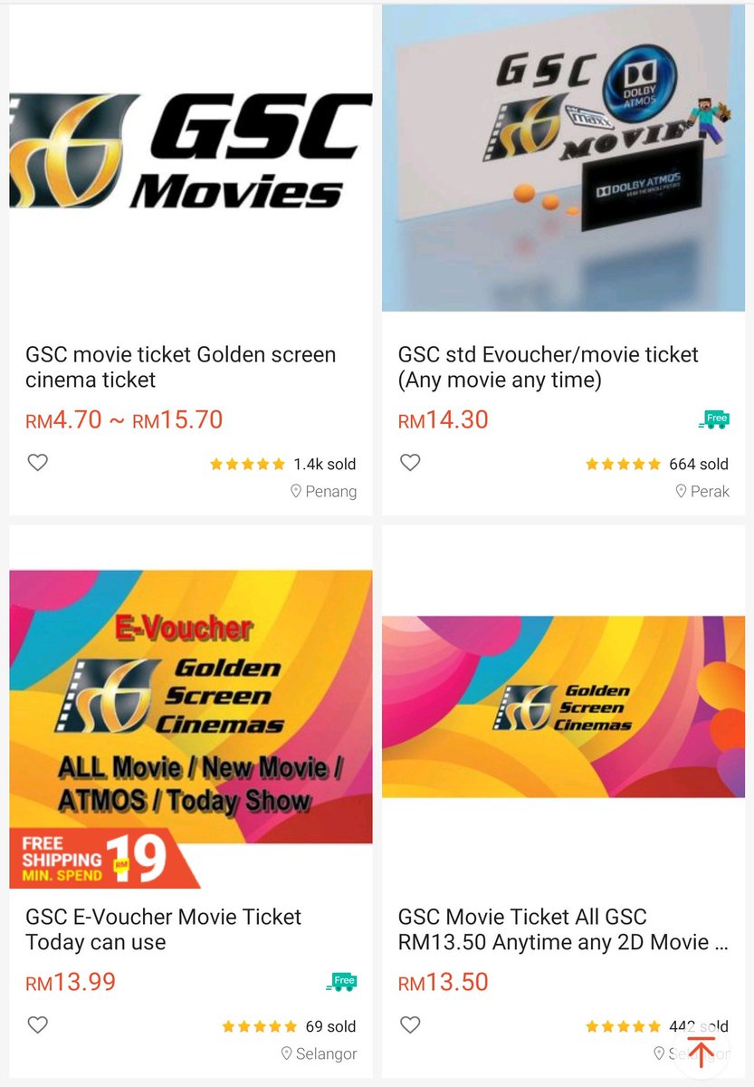 𝗶𝗯𝗰𝗶𝗴 Pa Twitter Dekat Shopee Tiket Wayang Lagi Murah Hari Tu Pernah Dapat One Ticket Rm 6 Movie Malam Pulak Tu Kena Pandai Cari Je Jadilah Pengguna Biljak Https T Co Plsr0hghmq