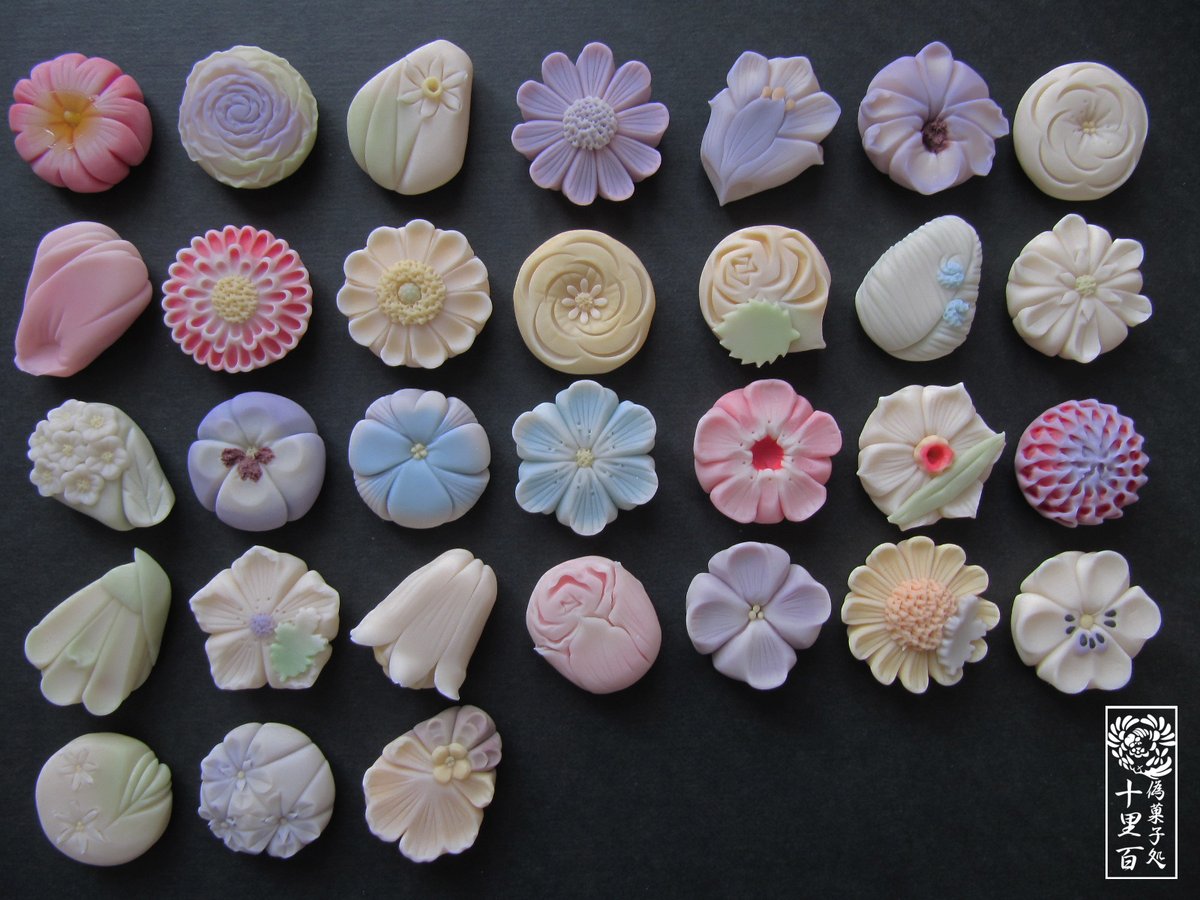 十里百誕生花和菓子化計画1月 十里百誕生花和菓子化計画1月