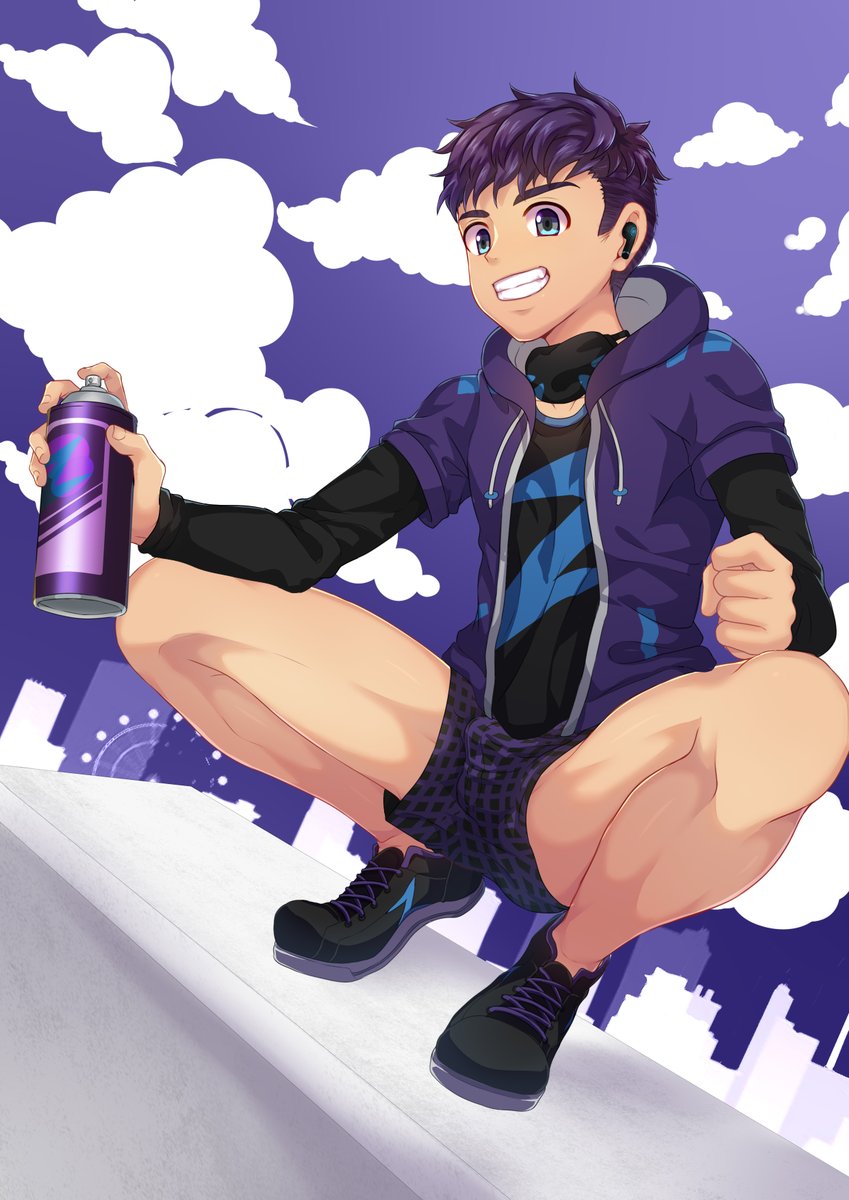 GraffitiGaymer's tweet photo. "Hi I'm Noah Reiner, I want to Add some color to this boring world with my Awesome art."  

🎨Graffiti Master &amp; Gamer
🎮Camper in Camp Buddy
🎨(N)SFW. RP
🎮Gay, Versatile (Top lean)
🎨 Friendly Male writer
🔓Open  Dm's🔓
  
 Don't comment on this post. https://t.co/PewTPJ7Okz