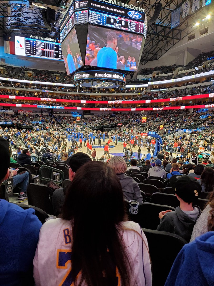 kailanbray's tweet photo. Was hoping to see friend and former teammate @snipabrooks_ but he's busy tearing it up in the G league. But I'll settle for a Mavericks win. https://t.co/AEueMChuDJ