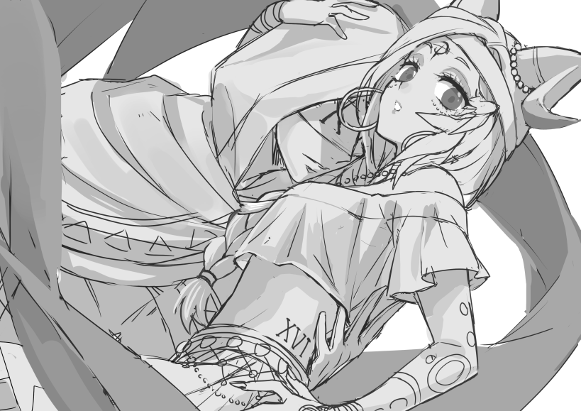 ラフ比較的ちゃんと描いてるシリーズ
#このタグを見た人はラフ画とその完成絵を見せる 