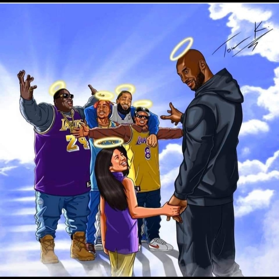 10nyse_Sentel's tweet photo. This #artwork is #dopeaf 🔥🔥🔥🔥
Im sad like it was someone close to me...
👑🕊💔🖤💔🙏🏽🙏🏽🙏🏽 #BallInPeace #KB #kobebryant #mambasportsacademy #lalakers #basketball #legend #staplescenter #gonetoosoon💔 #8 #24 #2 #blackmamba #ripkobeandgigibryant #gianna #2pac #biggie #easye #nip https://t.co/jMLVWobjXW