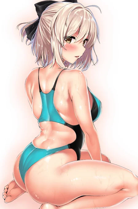 競泳水着沖田さん 