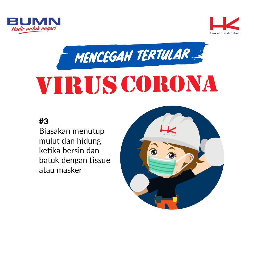 HutamaKarya's tweet photo. Akhir-akhir virus corona sedang merebak, mimin imbau agar kamu jangan panik dan ikutin langkah-langkah berikut ini buat mencegah kamu tertular.
Kalau #Infrabuddy punya tips-tips lain buat mencegah penularan dan menaikkan daya tahan tubuh, boleh banget lho tulis di bawah. https://t.co/Oi16FJTDna