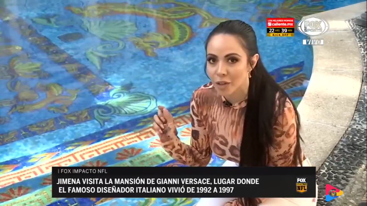 DgoMX18's tweet photo. Y sigue la cobertura del #SBLIV junto a @jimenaofficial y esta vez en un recorrido por la lujosa mansiΓ³n de Gianni Versace en #InsideMiami πππβ€ https://t.co/D0c1zLSVZh
