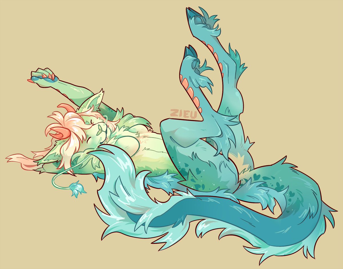 zieuart's tweet image. Commission for @MapledKitsune !