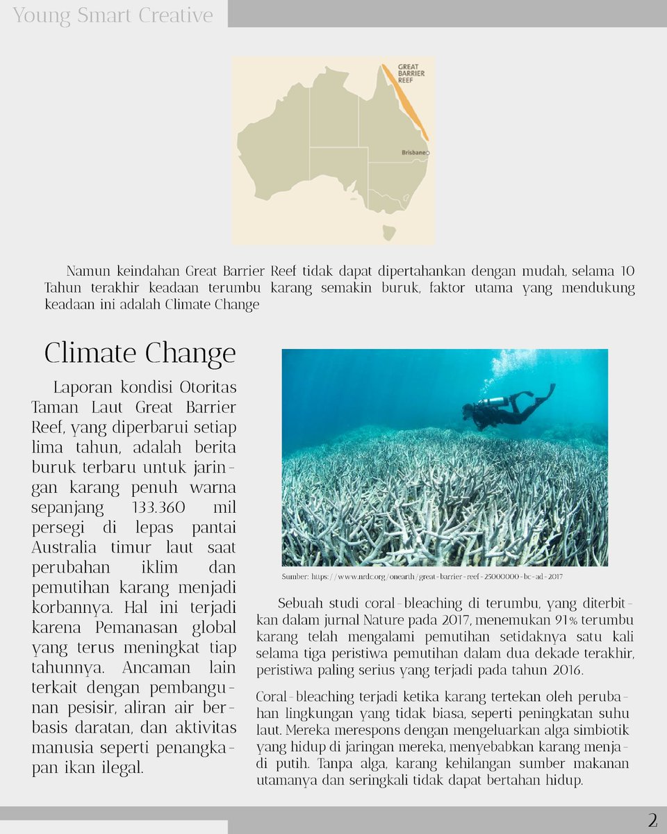 FishDiC_brwjy's tweet photo. [FishDiC News]

Ada apa dengan Great Barier Reef saat ini?

Waspada Dira Anuraga

FishDiC
Young | Smart | Creative

#FishDiCNews #FishDiCFPIK #YoungSmartCreative https://t.co/ZeULGPBLEj