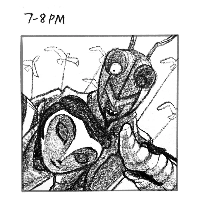 #hourlycomicday 7-8PM: James &amp; the Giant Peach ???? 