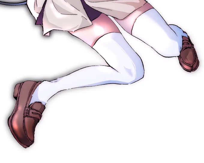 靴とかちょっといい感じに描けるとテンションあがっちゃうよね。お絵描きする人あるあるだよね。しかしいまだにローファーは参考画像見ないと難しく感じることあるわ、、、#芸術同盟 