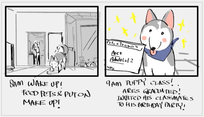 #hourlycomicday2020 getting a late start but gonna try to catch up! had a very busy day 