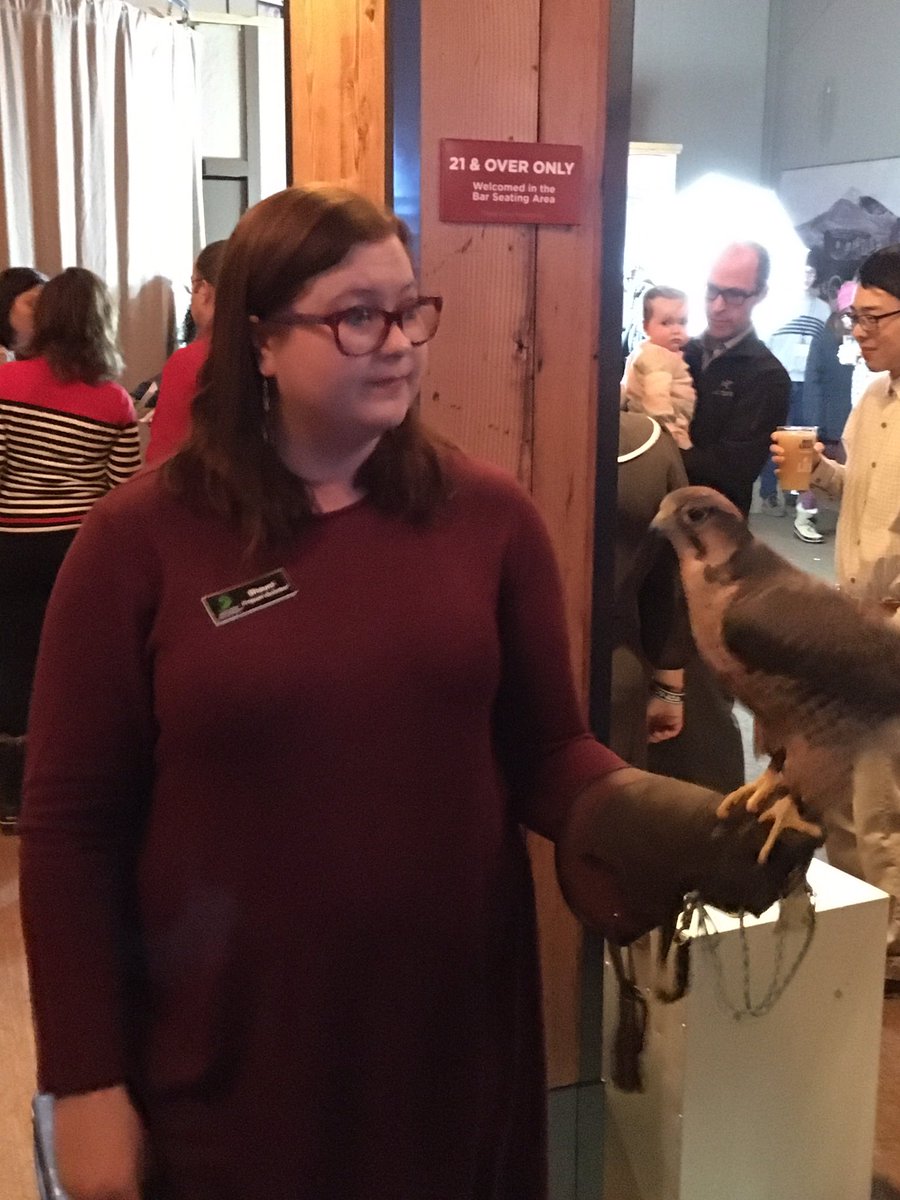 MCorriereMD's tweet photo. Birds of prey (!) @VESurgery presidential banquet https://t.co/Dz9OSD8545