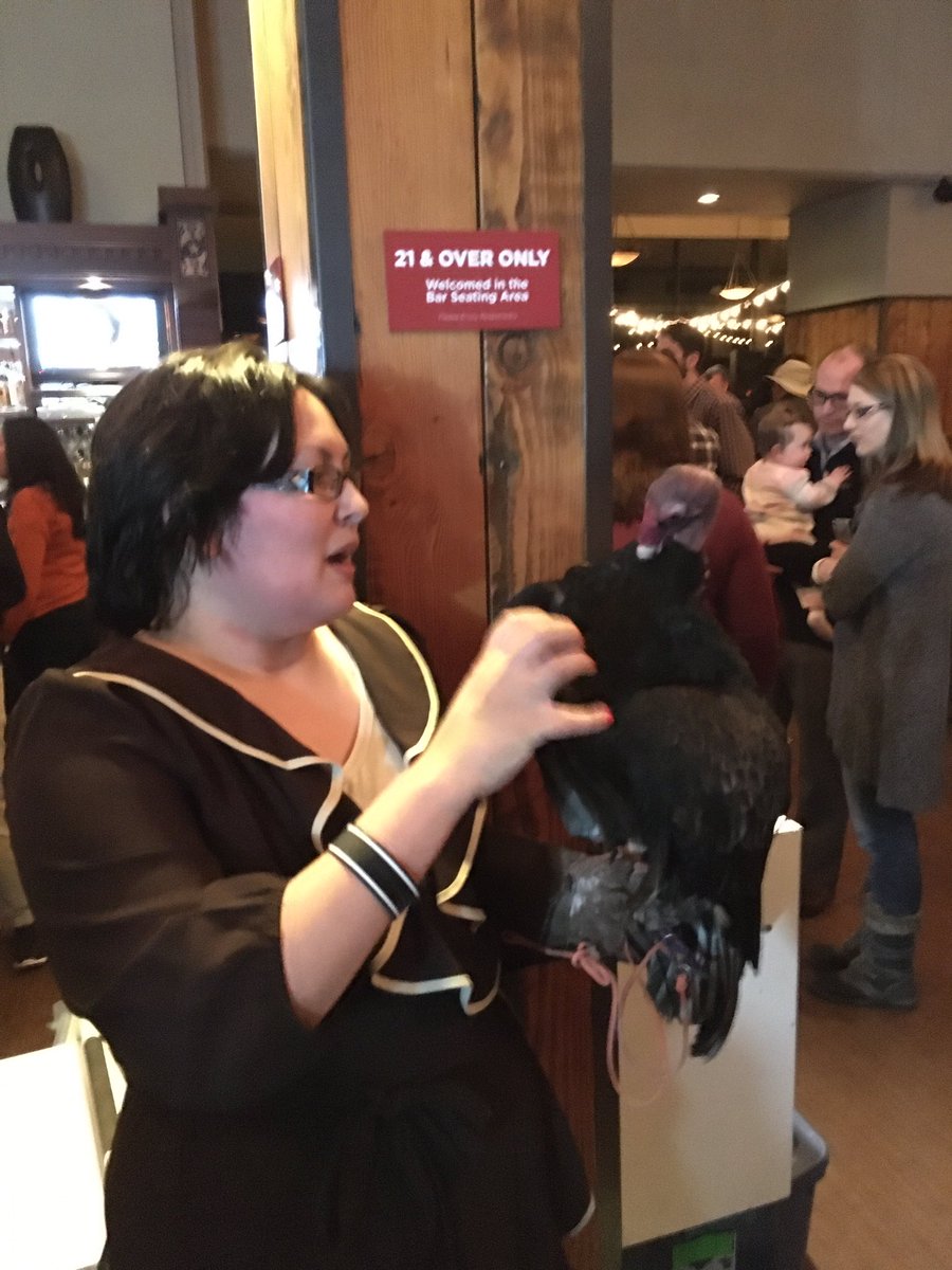 MCorriereMD's tweet photo. Birds of prey (!) @VESurgery presidential banquet https://t.co/Dz9OSD8545