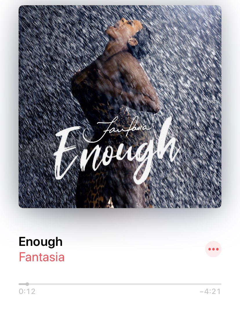 This song is straight 🔥🔥🔥 &amp; being played on repeat. Enough by <a href="/TasiasWord/">Fantasia Taylor</a> #SaturdayVibes #supersaturdaynight #realmusic 🎶