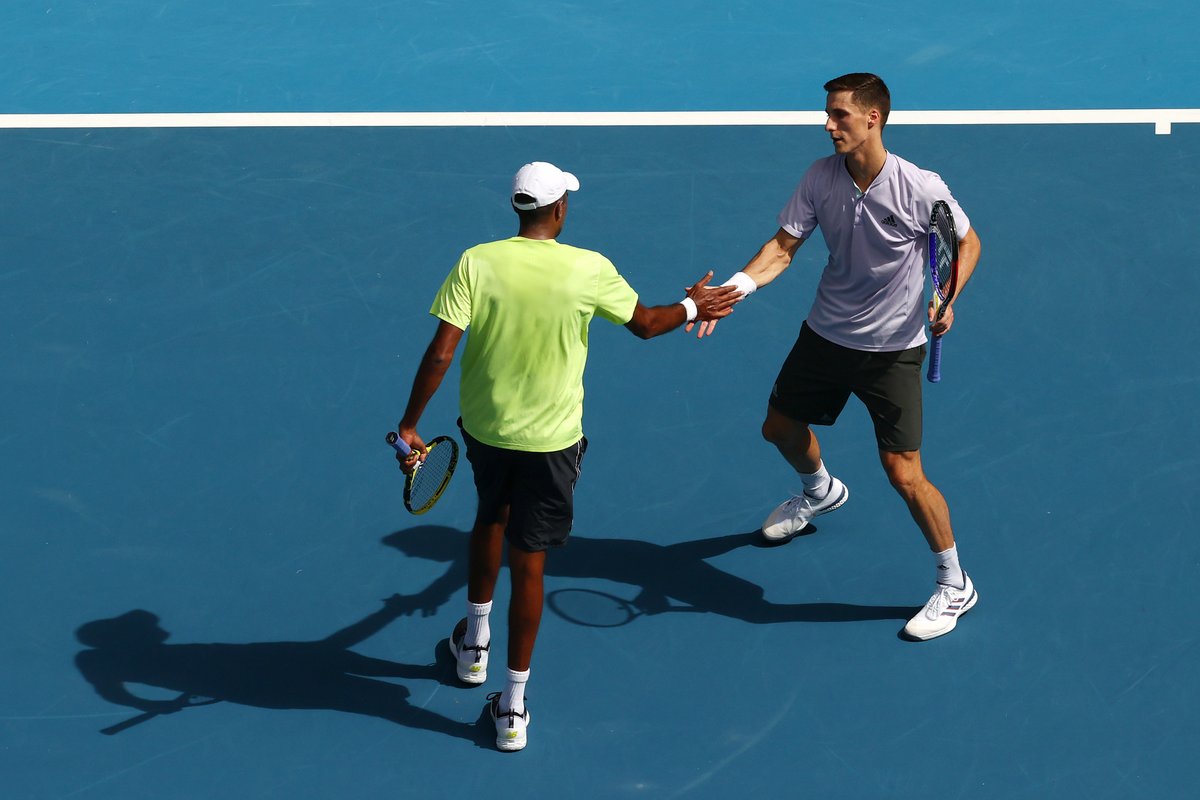 🏆 Grand Slam Champions 🏆

<a href="/joesalisbury92/">Joe Salisbury</a> &amp; <a href="/RajeevRam/">Rajeev Ram</a> have won their first Grand Slam title after defeating Purcell/Saville 6-4 6-2 in the #AusOpen men's doubles final! 🙌