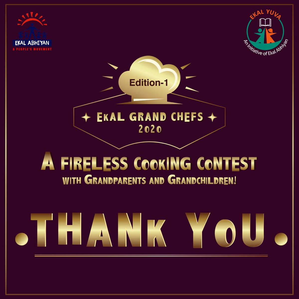ftsyuvaindore's tweet photo. We cannot thank everyone enough especially lovely grandparents and children for their involvement and their willingness to make this cooking contest a hit and a lifetime memory for all of us #ekalgrandchefs #cookingcontest #ekalyuvaindore #ekalabhiyan #ekalsansthan #eachoneteach1 https://t.co/sxOdOJJhmb