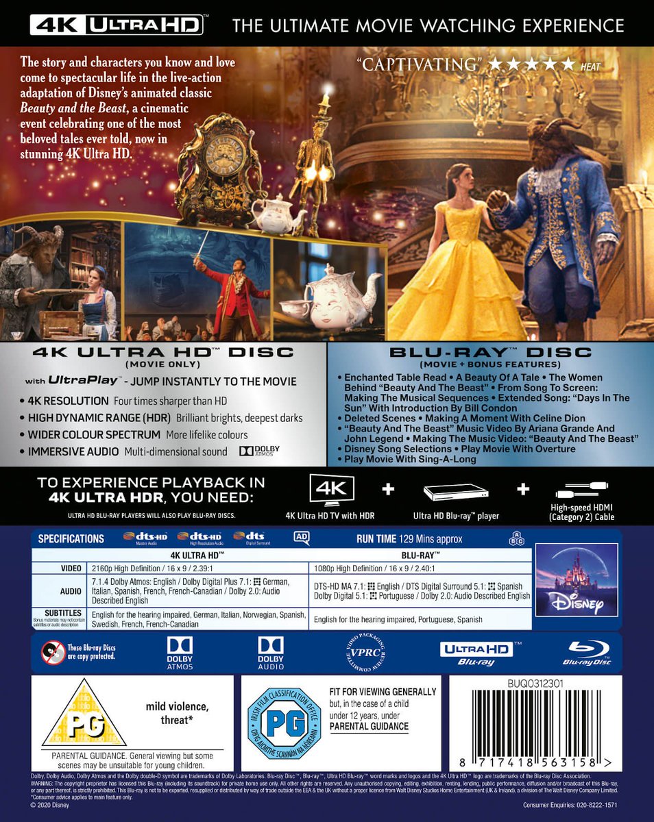 ultra hd blu ray on twitter beauty and the beast live action 2017 4k ultra hd blu ray uk edition zavvi https t co 3g3s5nmtld zoom https t co 7aqcivw8nr https t co vrtxxmig5q 4k ultra hd blu ray