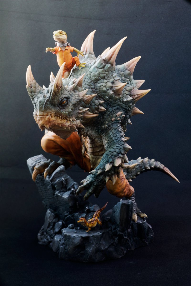 avenger_ken's tweet image. 新作【Brains&Brawn】完成しました!
2月9日のワンフェスに持ってきます。今回は販売もありますよ~
さらにはずかしながらスカルプターズ03にも掲載させてもらってます!
#wf2020w #ワンフェス #スカルプターズ