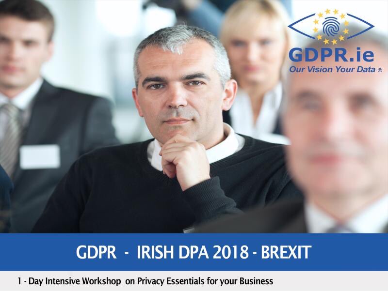 GDPR_Ireland's tweet image. Privacy Essentials in one day 
(GDPR - Irish Data Protection Act - BREXIT)

Next event: 20th February 2020

Location: The Clayton Hotel, Leopardstown, Dublin 18.

Time: 9.30am to 5.00 pm

Visit here for details: lnkd.in/gxXNRem

#GDPR #GDPRTraining #GDPRWorkshop #Privacy