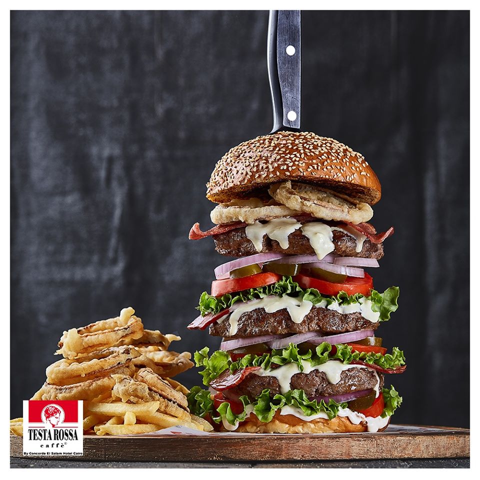CairoConcorde's tweet photo. The Biggest Burger in TOWN! Are you ready for this
challenge?
750 gms of Burger, 5 minutes to eat it for FREE!
Available all day at Testa Rossa
#ConcordeTales https://t.co/MshUSMotTy