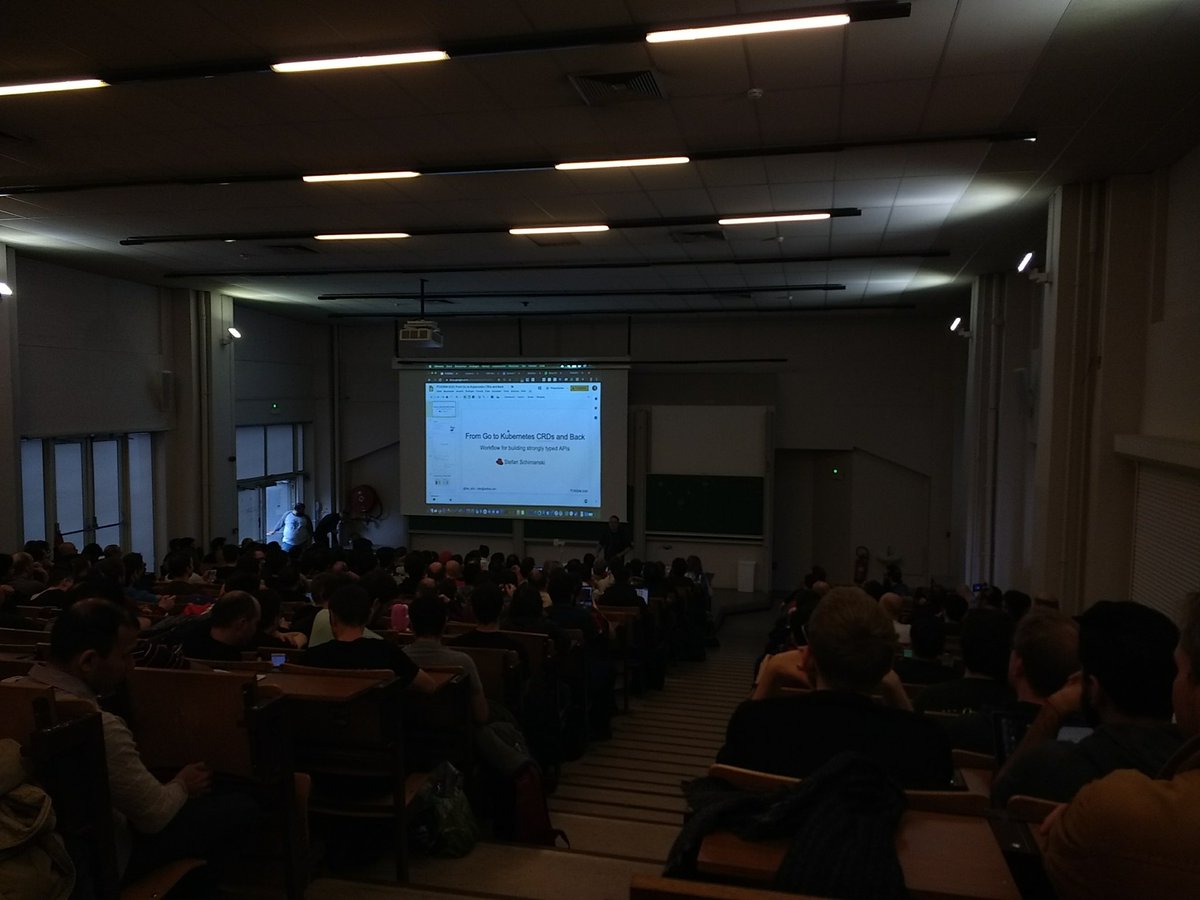 And now, let's talk about Go and CRDs #FOSDEM