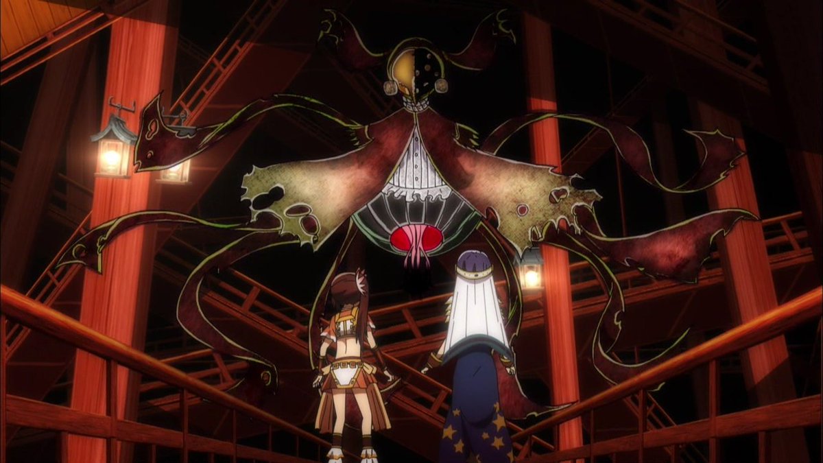 Ssss Sasayan 魔女化早いな しかもマミさんが倒したら人間に戻ってますけど 魔女化した 環 いろは が 魔女を食ってるシーンでエヴァを思い出したのは俺だけ つか魔女化すると強すぎじゃね マギアレコード 魔法少女まどかマギカ外伝