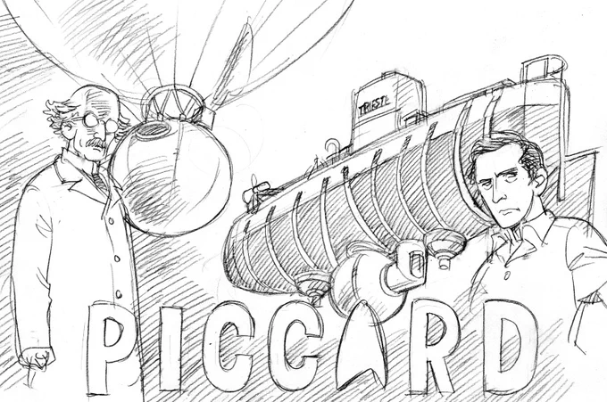 Netflixで『PICARD』やってると聞いて、「こんなんか!?」と思ったが、違った。 

こっちは『PICCARD』だしな…… 