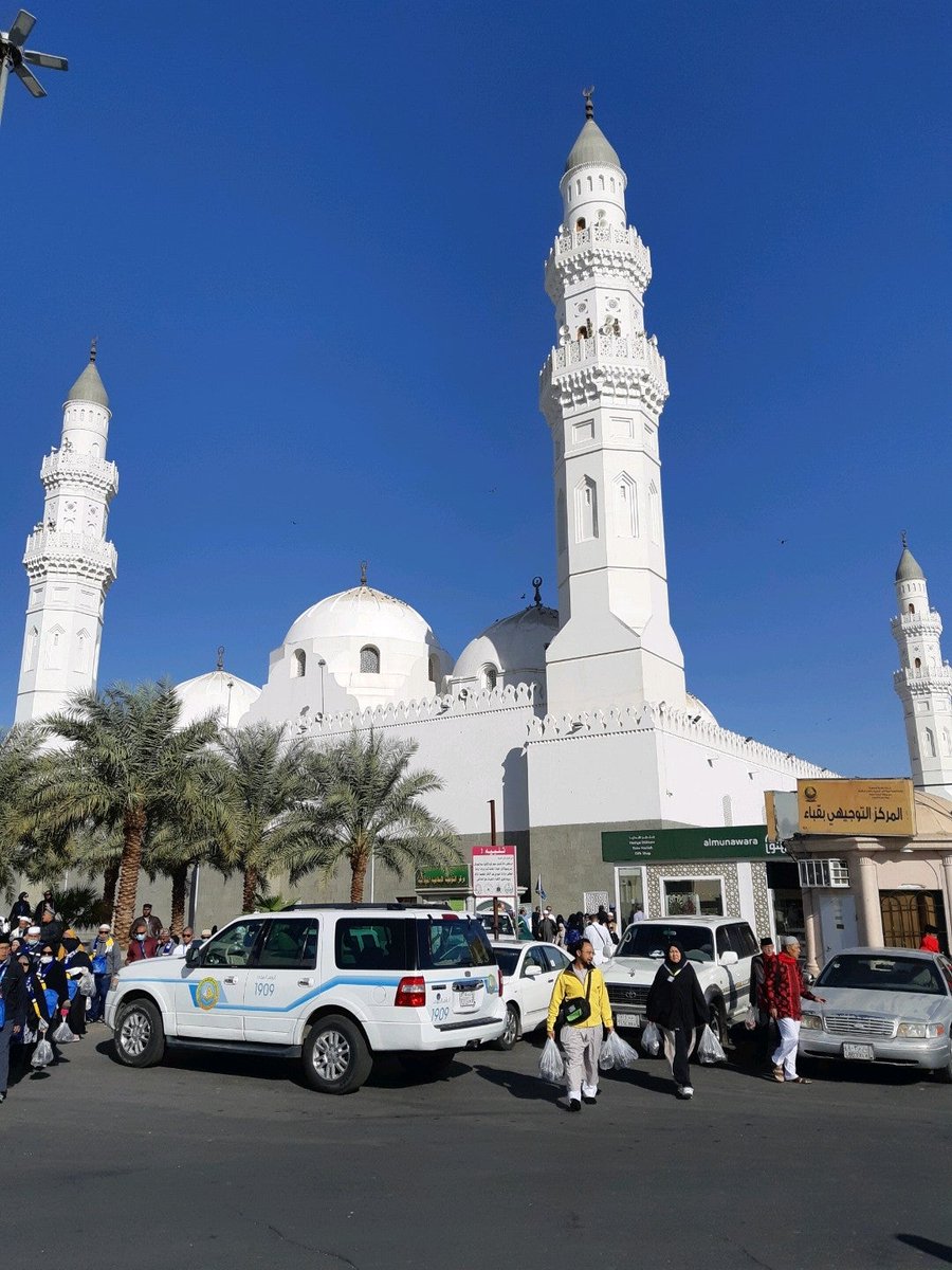 Alfinpep's tweet photo. Masjid quba, sempetin shalat dhuha disini gess (@ Quba Mosque in Medina, Saudi Arabia) https://t.co/fh8aT7R2T9 https://t.co/GkGdHGlnsT