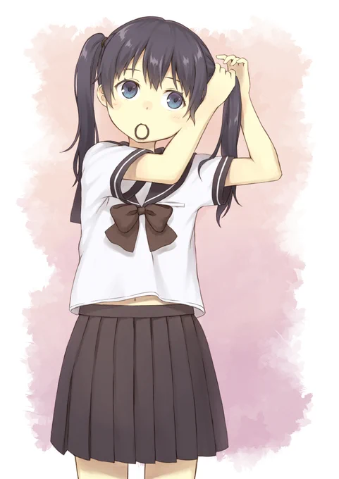 #ツインテールの日
全然選描いてなかったです!
わりと描くの苦手なので克服したい・・・! 