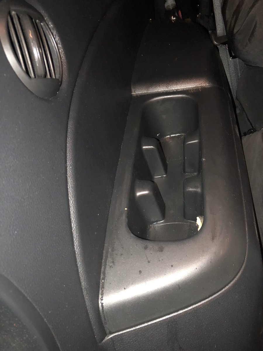 spottheodd's tweet photo. @AskLyft I’d like to dispute a vomit charge given by my recent driver.  I was charged $100 above the service.  My colleague did not vomit in the vehicle.  Obviously it’s my anecdote vs. the driver’s but here are the pics provided by the driver as evidence to support his claim. https://t.co/1WCTiOvVsw