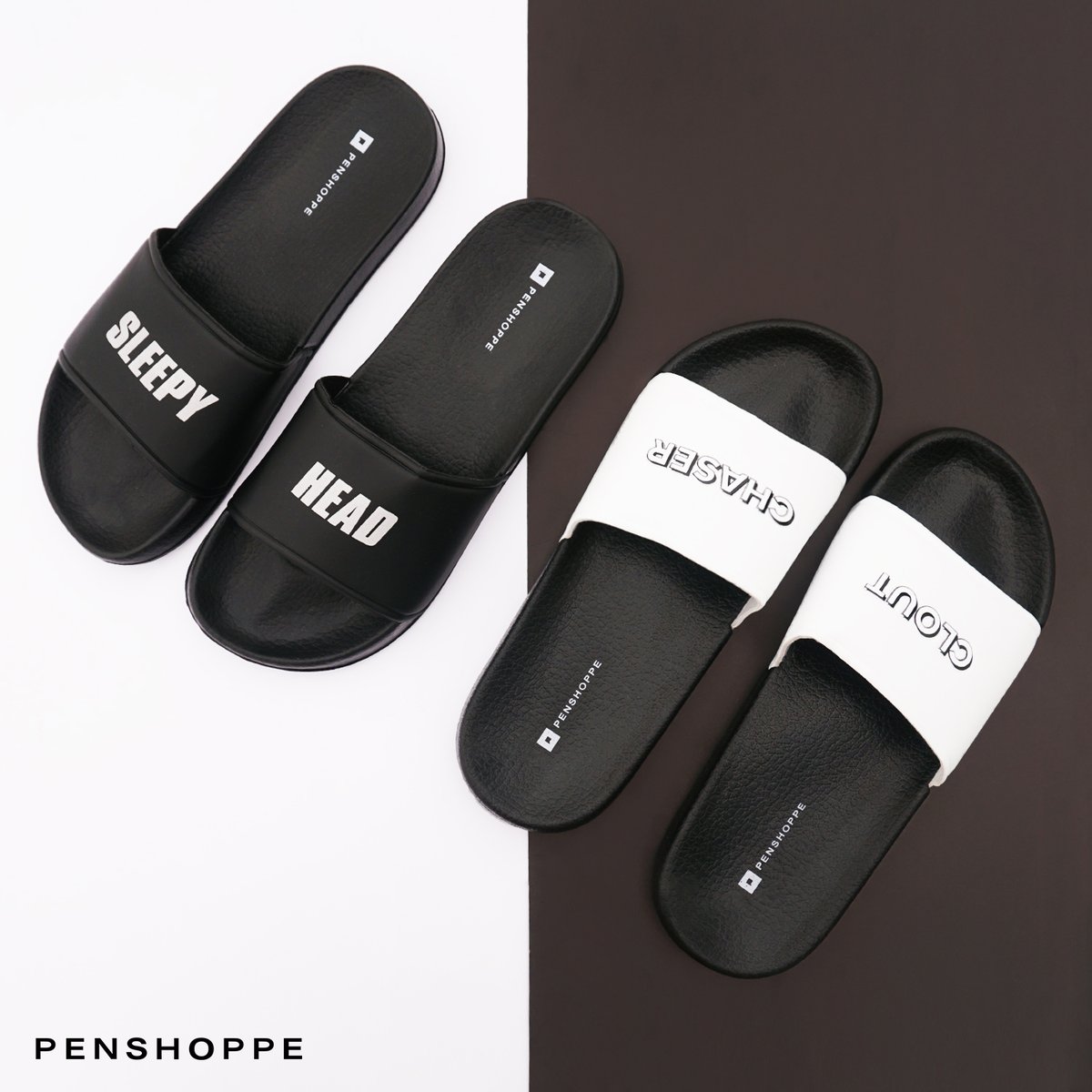 penshoppe slip on slippers