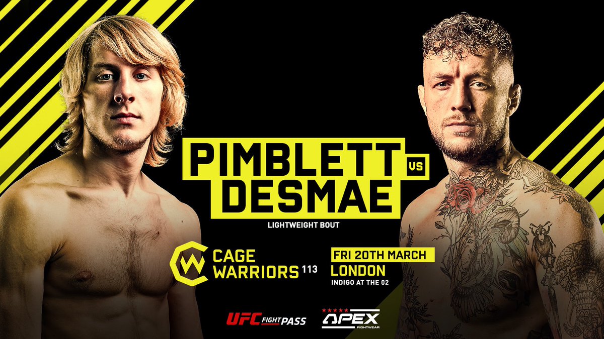 FqMMA's tweet photo. 🚨@CageWarriors :
Notre 🇫🇷 #MehdiBenLakhdar combattra #JackGrant le 18 avril‼️
👉Il fait partie des 8 prétendants en piste pour le 🏆 Légers devenu vacant.
-2 fights au #CW113 (20/03)
-2 au #CW114 (18/04)
Fin avril, on devrait connaître les 2 qui auront leur chance. 
WAR #Iron 🔥 https://t.co/KakAZXEj3n